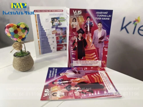 Thành phẩm In Catalogue VUS - Anh Văn Hội Việt Mỹ