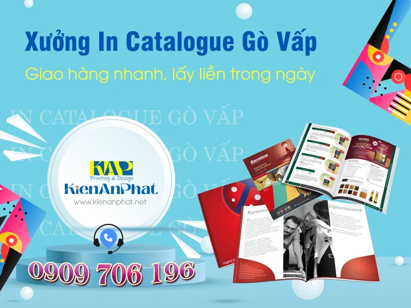 Xưởng In Catalogue Gò Vấp Lấy Liền | Giao Hàng Trong Ngày