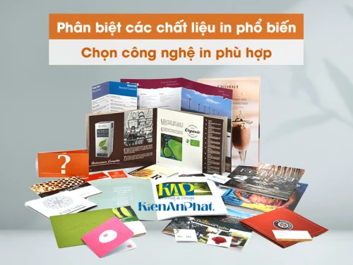 Phân biệt các chất liệu in phổ biến. Chọn công nghệ in phù hợp