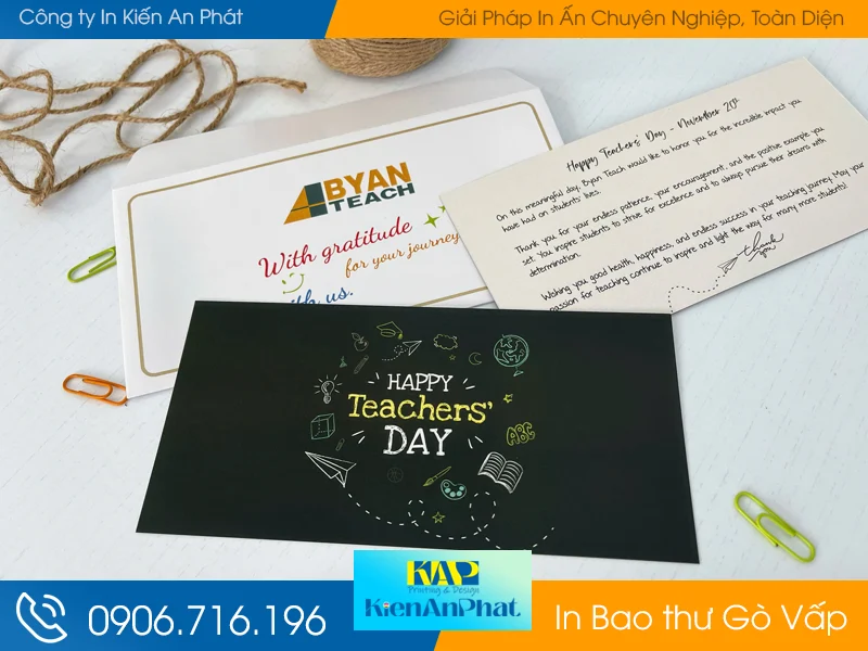 Địa Chỉ In Bao Thư Gò Vấp giao nhanh trong ngày