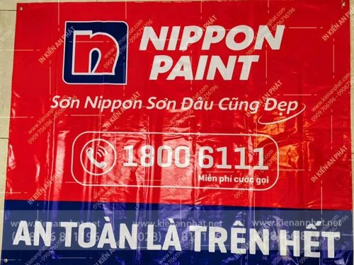 Sản phẩm In hiflex Nippon Paint tại Xưởng In Hiflex Kiến An Phát