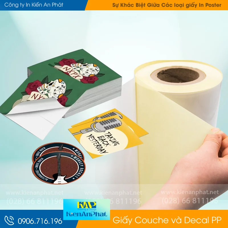 Sự Khác Biệt Giữa Các loại giấy In Poster