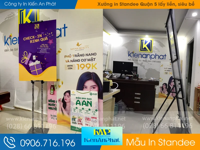 Xưởng in Standee Quận 5 lấy liền, siêu bề