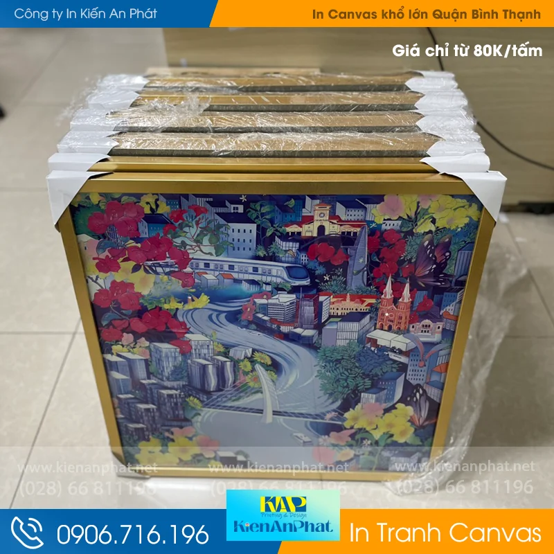 In Canvas khổ lớn Quận Bình Thạnh giá chỉ từ 80K/tấm, Giao hàng siêu tốc!