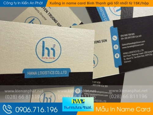 Xưởng in name card Bình Thạnh giá tốt nhất từ 15K/hộp