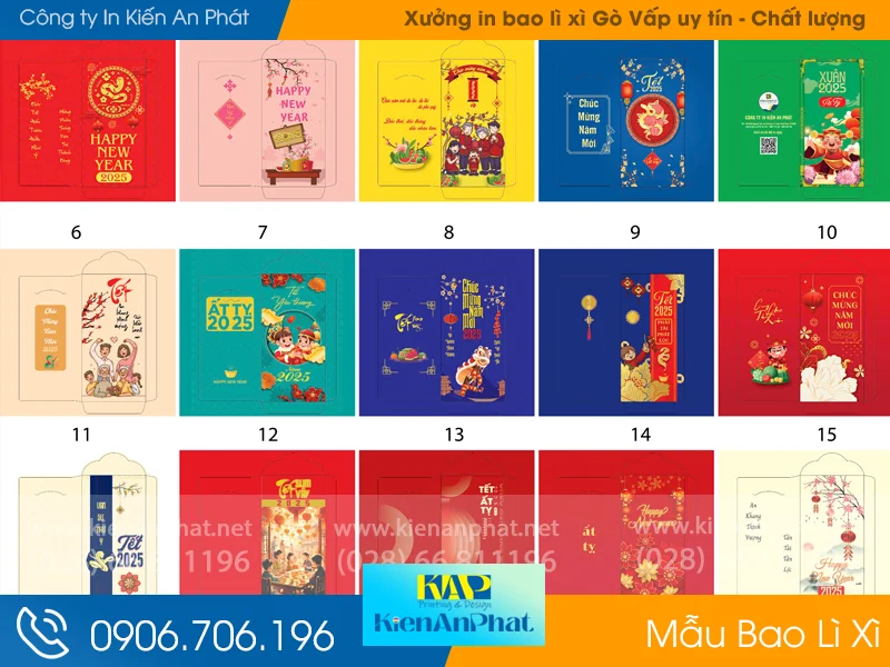 Vì sao nên chọn dịch vụ in bao lì xì Gò Vấp tại Kiến An Phát?