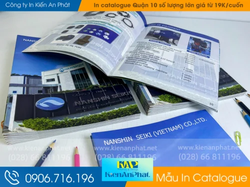 Xưởng in catalogue quận 10 số lượng lớn giá từ 19.200đ/cuốn