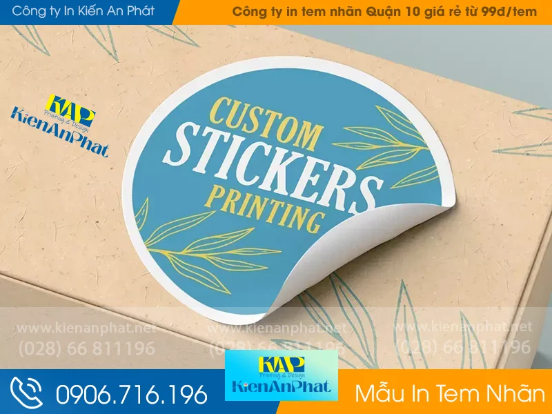 Tầm quan trọng của dịch vụ in tem nhãn Quận 10 đối với doanh nghiệp