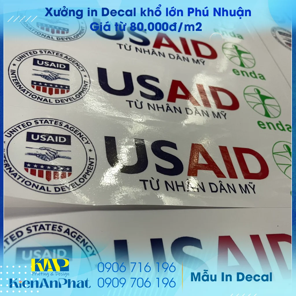 Xưởng in decal khổ lớn Quận Phú Nhuận giá từ 80.000đ/m2, lấy liền trong ngày tại In Decal Kiến An Phát