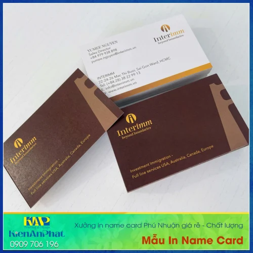 Xưởng in name card và danh thiếp Quận Phú Nhuận